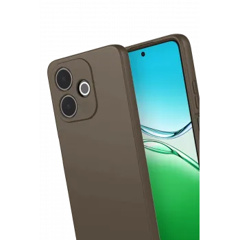 Newface Oppo A5 Pro 4G First Silikon - Kahverengi
