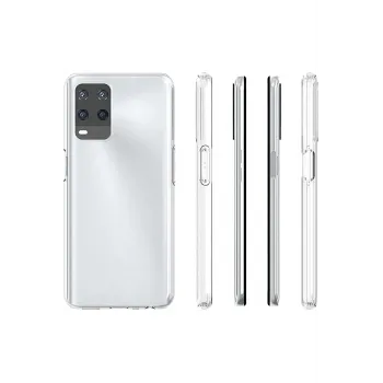 Newface Oppo A54 4G Kılıf Lüx Şeffaf Silikon