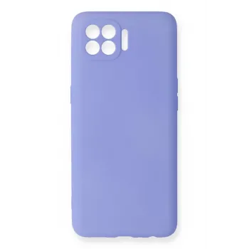 Newface Oppo Reno 4 Lite Kılıf First Silikon - Lila