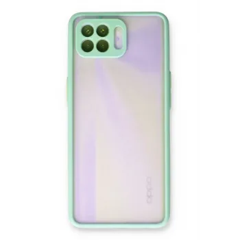 Newface Oppo Reno 4 Lite Kılıf Montreal Silikon Kapak - Turkuaz