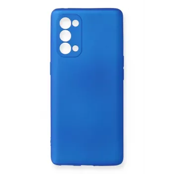 Newface Oppo Reno 5 Pro Kılıf First Silikon - Mavi