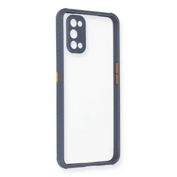 Newface Realme 7 Pro Kılıf Miami Şeffaf Silikon - Gri