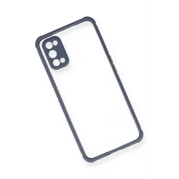 Newface Realme 7 Pro Kılıf Miami Şeffaf Silikon - Gri