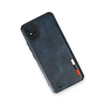 Newface Realme C11 2021 Kılıf Loop Deri Silikon - Lacivert