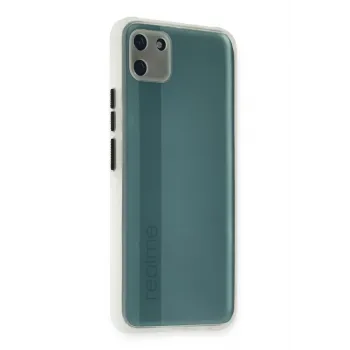 Newface Realme C11 Kılıf Miami Şeffaf Silikon - Şeffaf