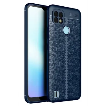Newface Realme C21 Kılıf Auto Focus Kapak - Lacivert
