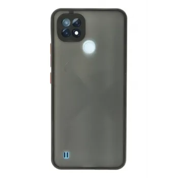 Newface Realme C21 Kılıf Montreal Silikon Kapak - Siyah