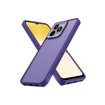 Newface Realme C53 Kılıf Elegant Kapak - Derin Mor