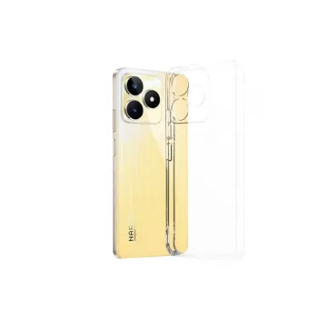 Newface Realme C53 Kılıf Lüx Şeffaf Silikon