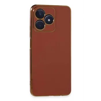 Newface Realme C53 Kılıf Volet Silikon - Kırmızı