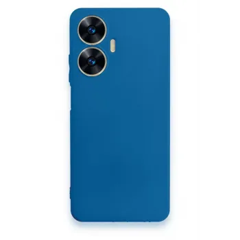 Newface Realme C55 Kılıf First Silikon - Mavi