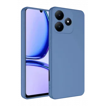 Newface Realme C61 Kılıf First Silikon - Mavi