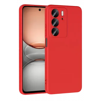 Newface Realme C75 4G First Silikon - Kırmızı