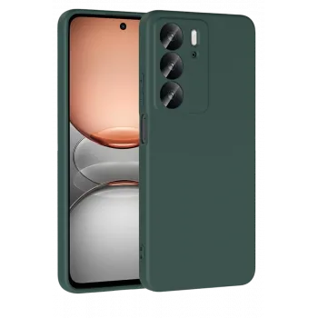 Newface Realme C75 4G First Silikon - Koyu Yeşil