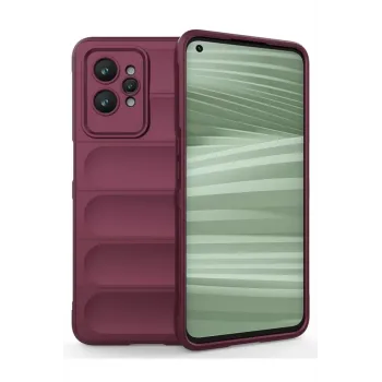 Newface Realme GT2 Pro 5G Kılıf Optimum Silikon - Bordo