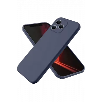 Newface Realme Note 50 4G Kılıf First Silikon - Lacivert