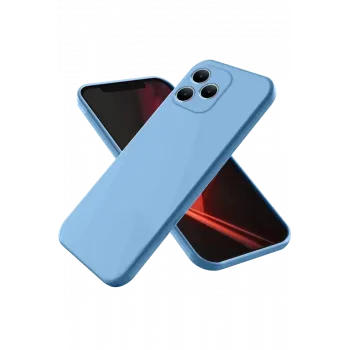 Newface Realme Note 50 4G Kılıf First Silikon - Mavi