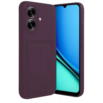 Newface Realme Note 60 Kelvin Kartvizitli Silikon - Derin Mor