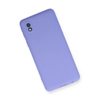 Newface Samsung Galaxy A01 Core Kılıf First Silikon - Lila