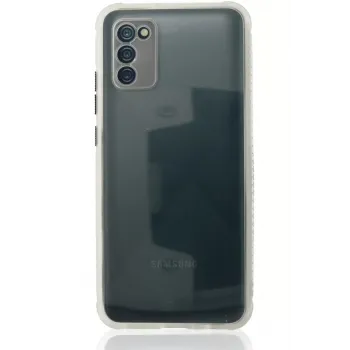 Newface Samsung Galaxy A02S Kılıf Miami Şeffaf Silikon - Şeffaf