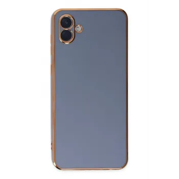 Newface Samsung Galaxy A04 Kılıf Volet Silikon - Mavi