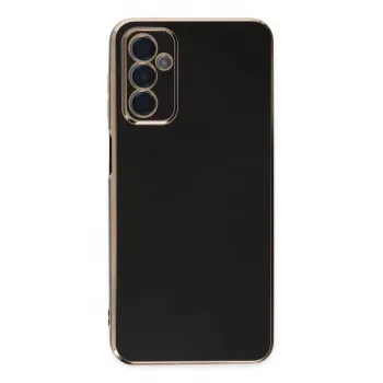 Newface Samsung Galaxy A04S Kılıf Volet Silikon - Siyah