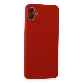 Newface Samsung Galaxy A05 Kılıf First Silikon - Kırmızı