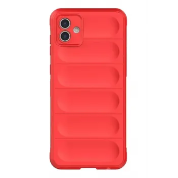Newface Samsung Galaxy A05 Kılıf Optimum Silikon - Kırmızı