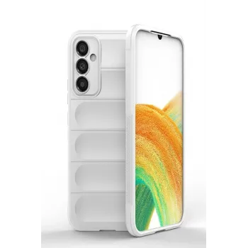 Newface Samsung Galaxy A05S Kılıf Optimum Silikon - Krem