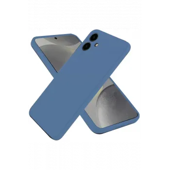 Newface Samsung Galaxy A06 Kılıf First Silikon - Mavi
