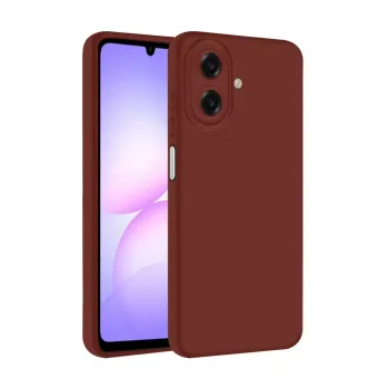 Newface Samsung Galaxy A07 4G First Silikon - Bordo
