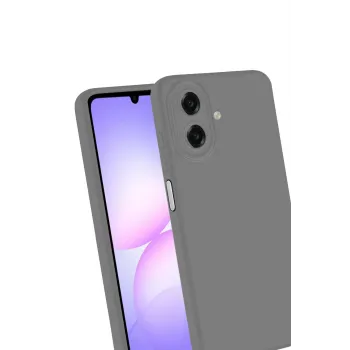 Newface Samsung Galaxy A07 4G First Silikon - Gri