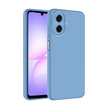 Newface Samsung Galaxy A07 4G First Silikon - Mavi