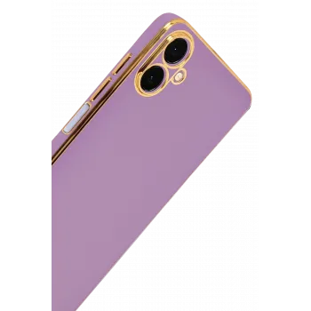 Newface Samsung Galaxy A07 4G Volet Silikon - Mor