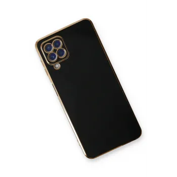 Newface Samsung Galaxy A22 Kılıf Volet Silikon - Siyah