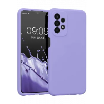 Newface Samsung Galaxy A23 4G Kılıf First Silikon - Lila