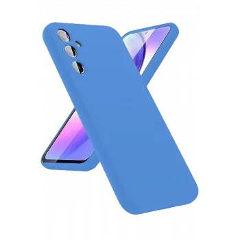 Newface Samsung Galaxy A24 4G Kılıf First Silikon - Mavi