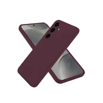 Newface Samsung Galaxy A26 Kılıf First Silikon - Mürdüm