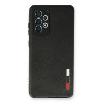 Newface Samsung Galaxy A33 5G Kılıf Loop Deri Silikon - Siyah