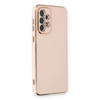 Newface Samsung Galaxy A33 5G Kılıf Volet Silikon - Pembe