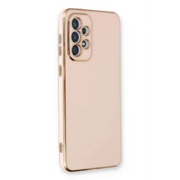 Newface Samsung Galaxy A53 5G Kılıf Volet Silikon - Pembe