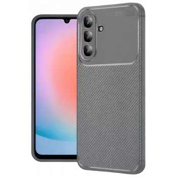 Newface Samsung Galaxy A57 5G Auto Focus Karbon Kapak - Gri