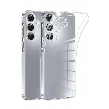 Newface Samsung Galaxy A57 5G Lüx Şeffaf Silikon - Şeffaf