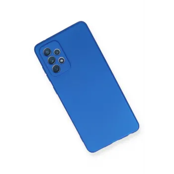 Newface Samsung Galaxy A72 Kılıf First Silikon - Mavi
