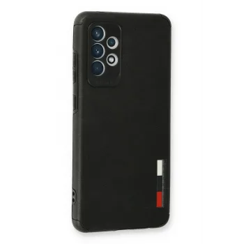 Newface Samsung Galaxy A73 5G Kılıf Loop Deri Silikon - Siyah