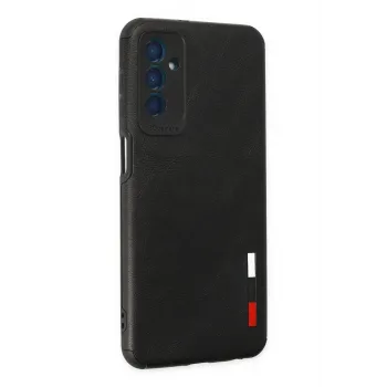 Newface Samsung Galaxy M13 Kılıf Loop Deri Silikon - Siyah