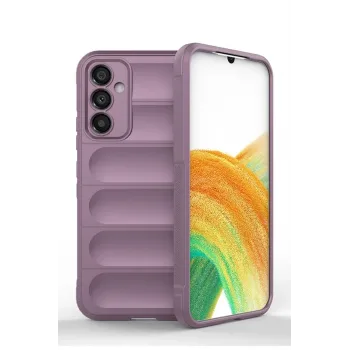 Newface Samsung Galaxy M14 5G Kılıf Optimum Silikon - Mor