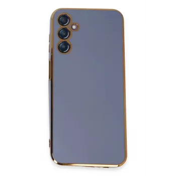 Newface Samsung Galaxy M14 5G Kılıf Volet Silikon - Mavi