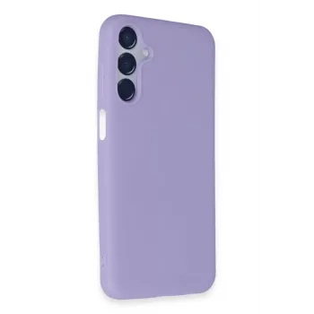 Newface Samsung Galaxy M15 Kılıf First Silikon - Lila