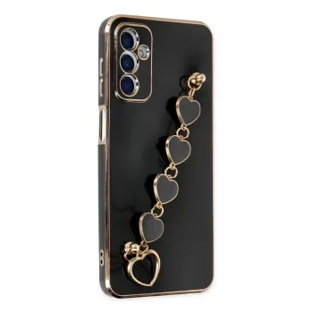 Newface Samsung Galaxy M23 Kılıf Esila Silikon - Siyah